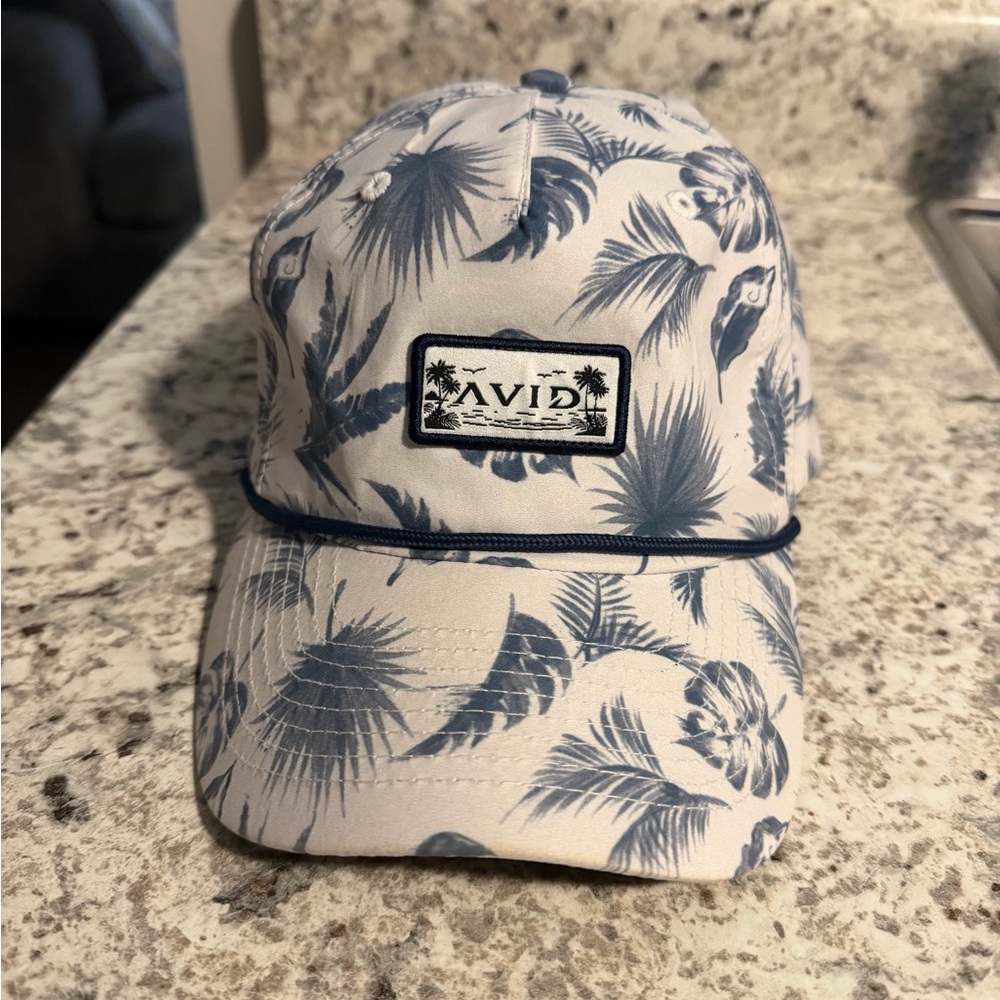 Avid Blue and White Tropical Cap Men’s or Women’s